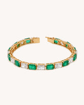 Colour stone Tennis Bracelet in 18KT gold | 11.36ct | CDBLT0023