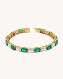 Colour stone Tennis Bracelet in 18KT gold | 11.36ct | CDBLT0023
