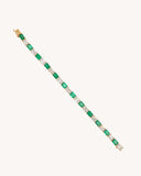 Colour stone Tennis Bracelet in 18KT gold | 11.36ct | CDBLT0023