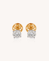 Stud Earrings in 18KT gold | 2.22ct | CDE1040