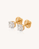Stud Earrings in 18KT gold | 2.22ct | CDE1040