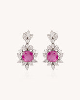 Colour stone Drop Earrings in 18KT gold | 5.29ct | CDE1272