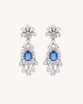 Colour stone Drop Earrings in 18KT gold | 8.41ct | CDE1282
