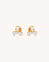 Floral Earrings in 18KT gold | 0.59ct | CDE1304