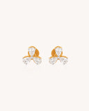 Floral Earrings in 18KT gold | 0.59ct | CDE1304