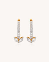 Ear cuff Earrings in 18KT gold | 1.19ct | CDE1385