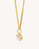 Solitaire Pendant in 18KT gold | 3.87ct | CDL-1026