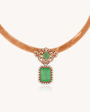 Floral Necklace in 18KT gold | 12.45ct | CDL-1368