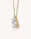 Grant Solitaire Floral Pendant | 16ct | CDL-200
