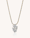 CVD DIAMOND LOCKETS & CHAINS 18 KT EF VVS VS 4.08 CDL-201
