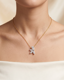 Grant Solitaire Floral Pendant | 16ct | CDL-213