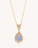 Halo Pendant in 18KT gold | 7.38ct | CDL-391