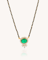 Ebon Solitaire Halo Pendant | 16ct | CDL-395