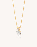 Solitaire Pendant in 18KT gold | 3.47ct | CDL-755