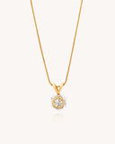 Solitaire Pendant in 18KT gold | 3.47ct | CDL-755
