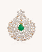 Colour stone Traditional Pendant in 18KT gold | 12.19ct | CDL-758