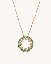 Floral Pendant in 18KT gold | 0.88ct | CDL0453