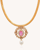 Mesh Necklace in 18KT gold | 1.86ct | CDL0485