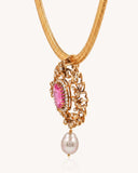 Mesh Necklace in 18KT gold | 1.86ct | CDL0485