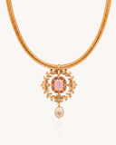 Mesh Necklace in 18KT gold | 1.86ct | CDL0485