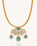 Floral Pendant in 18KT gold | 25.51ct | CDL0489