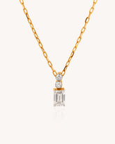 Solitaire Pendant in 18KT gold | 2.87ct | CDL0559