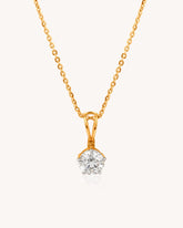 Solitaire Pendant in 18KT gold | 2.39ct | CDL0584