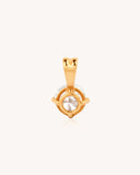 Solitaire Pendant in 18KT gold | 0.44ct | CDL0610