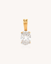 Solitaire Pendant in 18KT gold | 0.43ct | CDL0612
