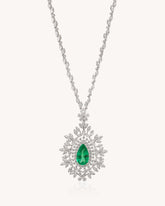 Colour stone Statement Necklace in 18KT gold | 28.89ct | CDNS-23