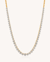 Tennis Necklace in 18KT gold | 28.7ct | CDNS-1421