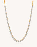 Tennis Necklace in 18KT gold | 28.7ct | CDNS-1421