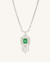 Vintage Diamond Chandelier Necklace – Regal Symphony