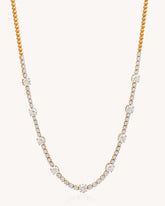 Kinetic Solitaire Statement Necklace Set | 14.19ct | CDNS-268