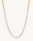 Kinetic Solitaire Statement Necklace Set | 14.19ct | CDNS-268
