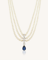 Pearl Necklace in 18KT gold | 3.86ct | CDNS-627