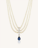 Pearl Necklace in 18KT gold | 3.86ct | CDNS-627