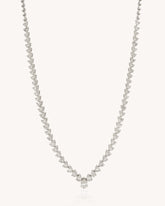 Tennis Necklace in 18KT gold | 26.28ct | CDNS-713