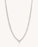 Tennis Necklace in 18KT gold | 26.28ct | CDNS-713