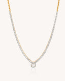 Tennis Necklace in 18KT gold | 21.17ct | CDNS-717