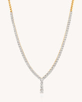 Tennis Necklace in 18KT gold | 19.11ct | CDNS-719