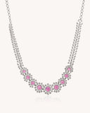 Colour stone Statement Necklace in 18KT gold | 37.42ct | CDNS0344