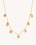 Solitaire Tennis Necklace Set | 4.42ct | CDNS0345