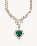 Colour stone Statement Necklace in 18KT gold | 46.14ct | CDNS0351