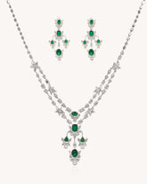 Colour stone Statement Necklace in 18KT gold | 55.86ct | CDNST-863