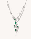 Colour stone Statement Necklace in 18KT gold | 55.86ct | CDNST-863