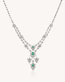 Colour stone Statement Necklace in 18KT gold | 55.86ct | CDNST-863
