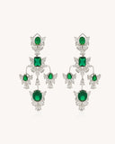 Colour stone Statement Necklace in 18KT gold | 55.86ct | CDNST-863