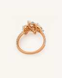Solitaire Floral Ring | 6ct | CDR-499-1