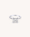 Solitaire Pavé Ring | 6ct | CDR-6-1